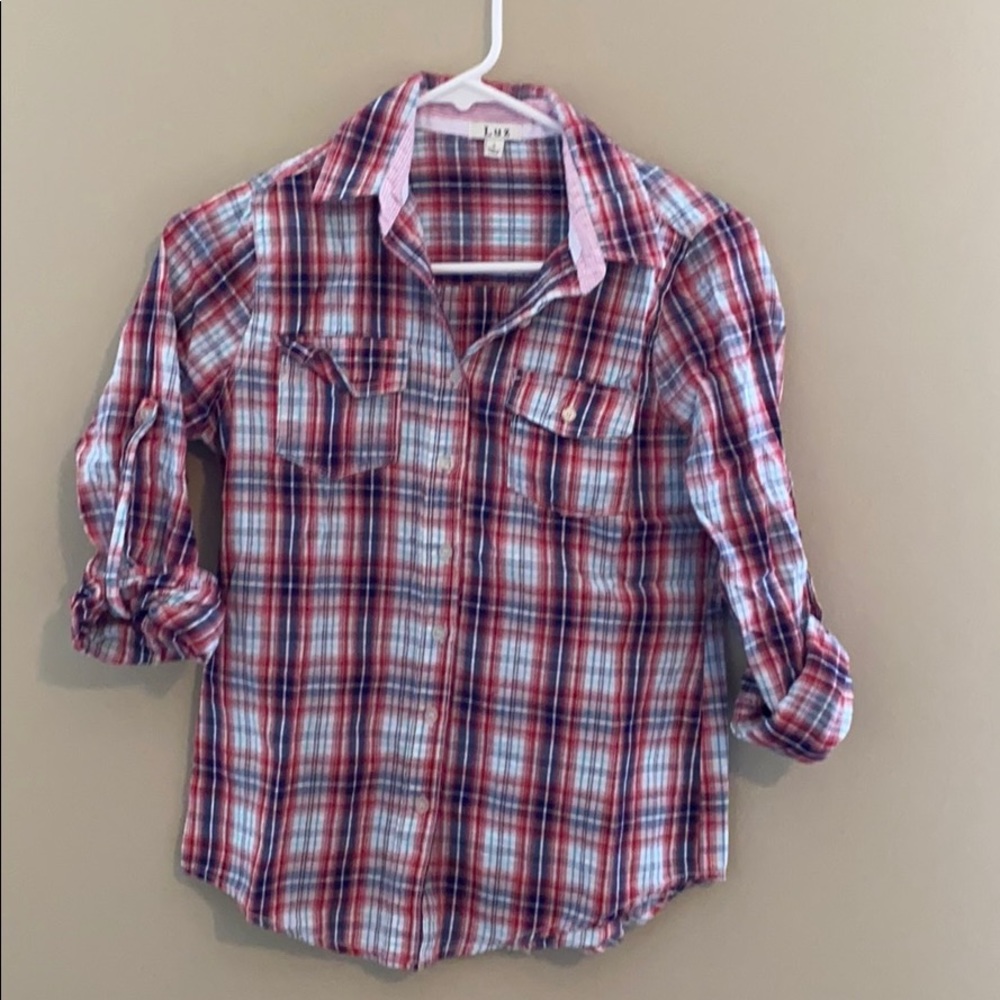 Flannel Top Ladies/Juniors